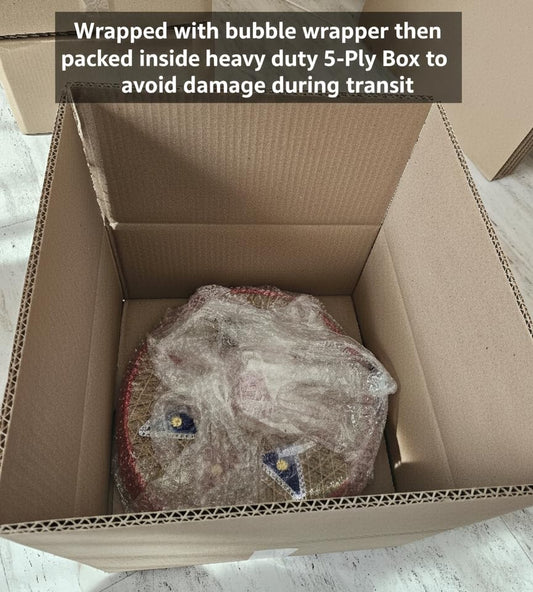 Traditional Assamese Japi Hat, Handcrafted 14 Inch Decorative Wall Art