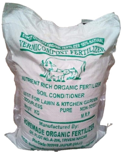 Homemade Organic Vermicompost Premium Nutrient-Rich Fertilizer for Thriving Plants