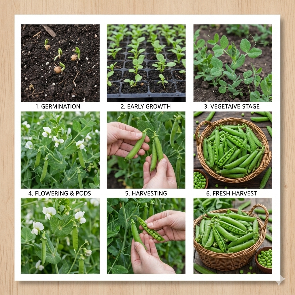 Garden Pea Seeds for Planting, High Yield