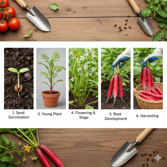 Radish Seeds - High Germination Rate for Home Gardening